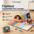 Zelvorique™ FlipNest Convertible Pet Lounger
