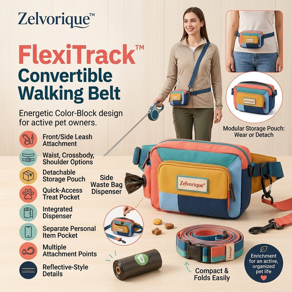 Zelvorique™ FlexiTrack Convertible Walking Belt